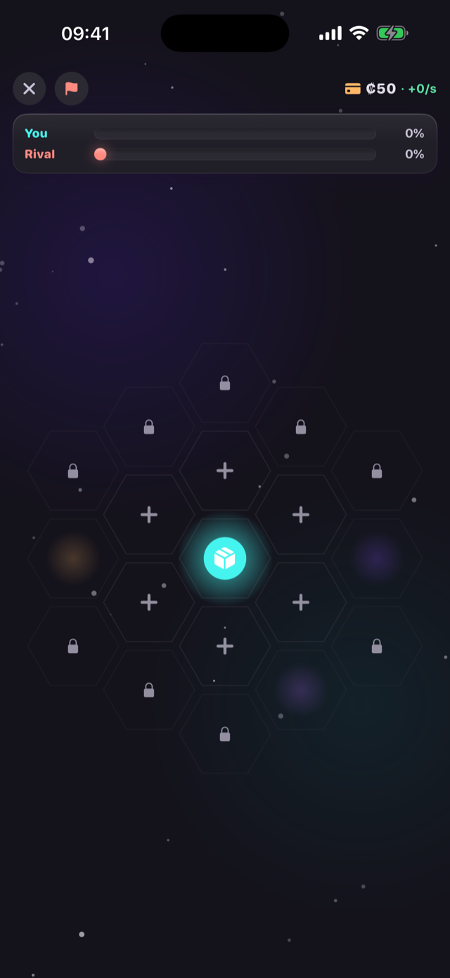 Hex Space multiplayer race